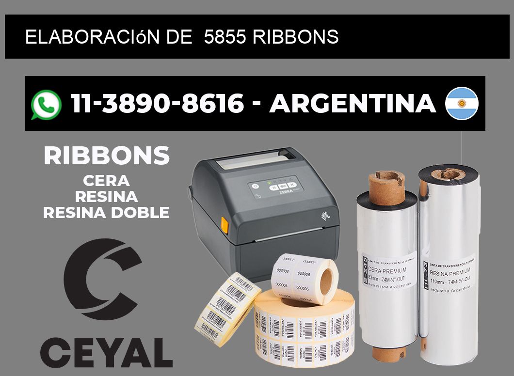 elaboración de 5855 ribbons