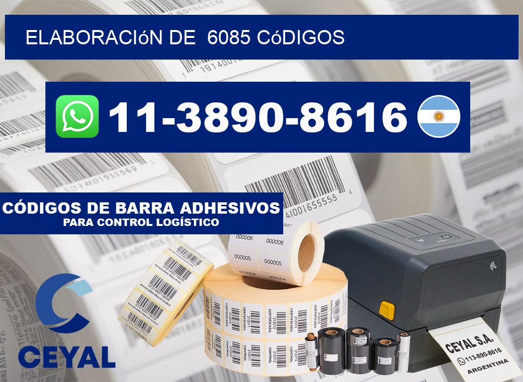 elaboración de  6085 códigos