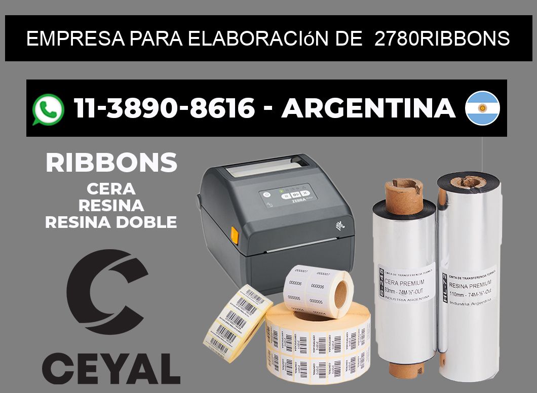 empresa para elaboración de  2780ribbons