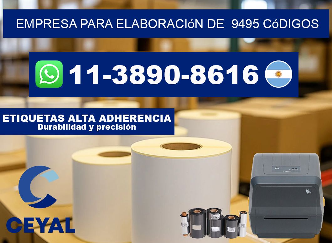 empresa para elaboración de  9495 códigos