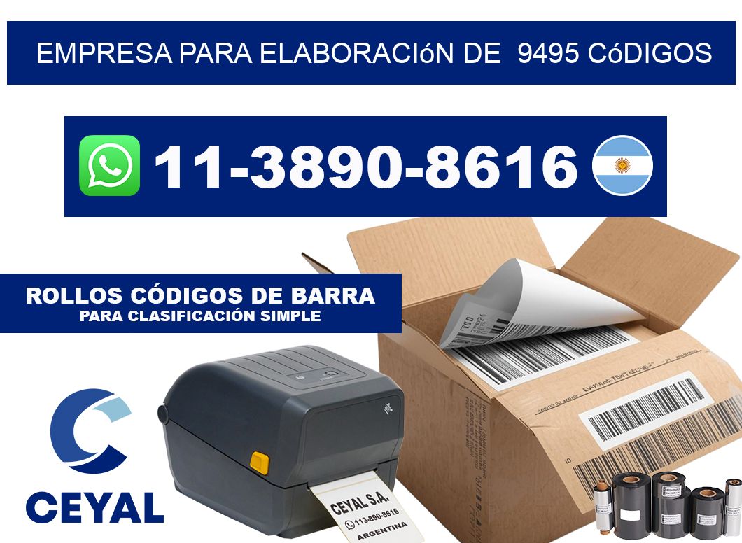 empresa para elaboración de  9495 códigos