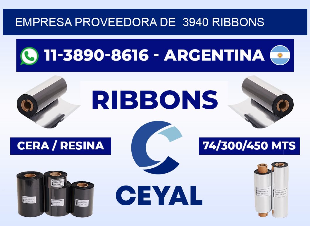 empresa proveedora de  3940 ribbons