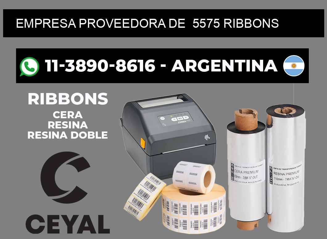 empresa proveedora de  5575 ribbons