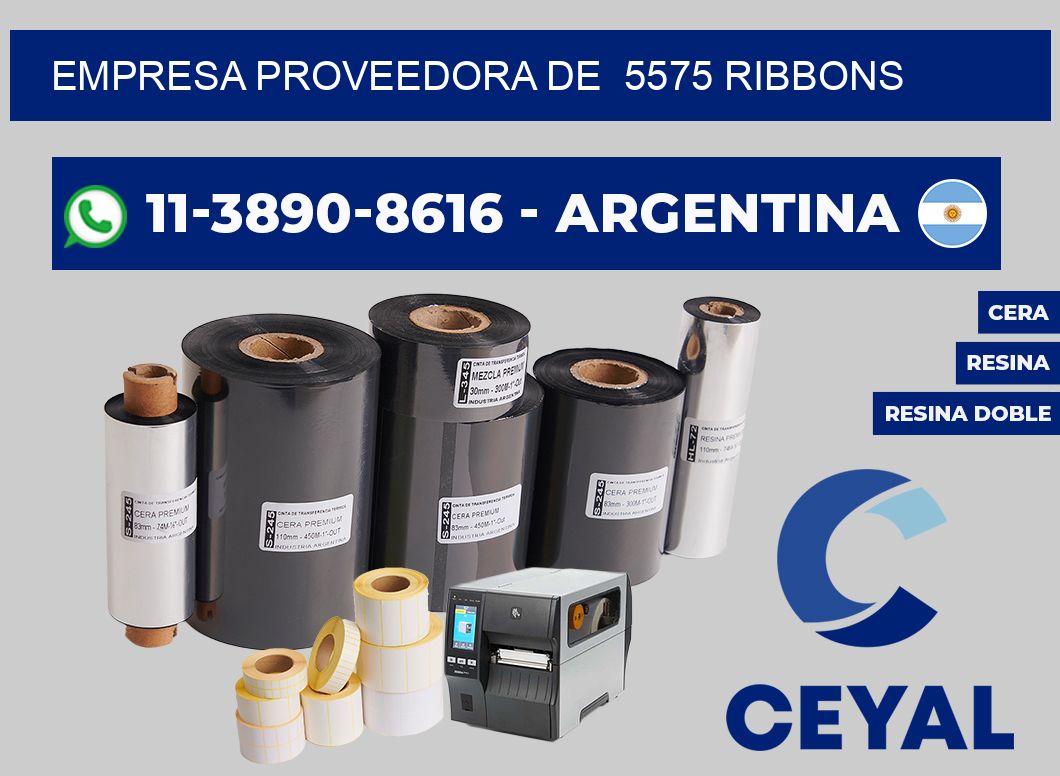 empresa proveedora de  5575 ribbons