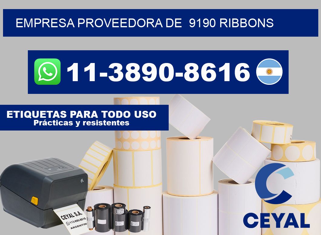 empresa proveedora de  9190 ribbons