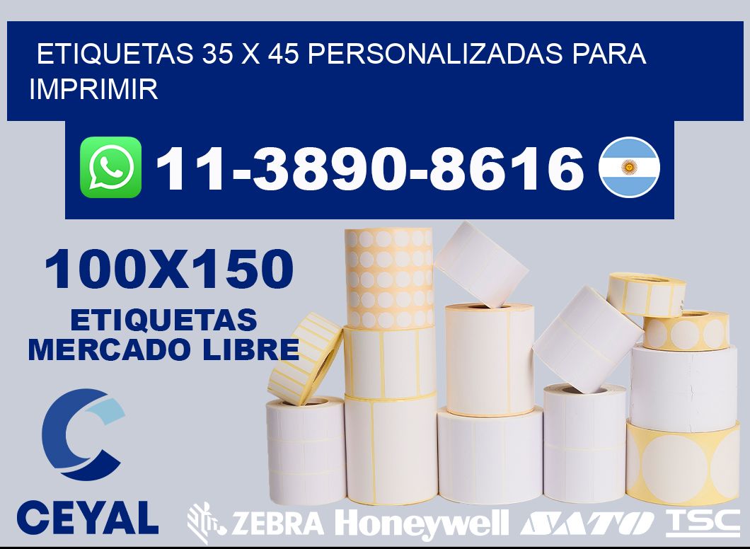 etiquetas 35 x 45 personalizadas para imprimir