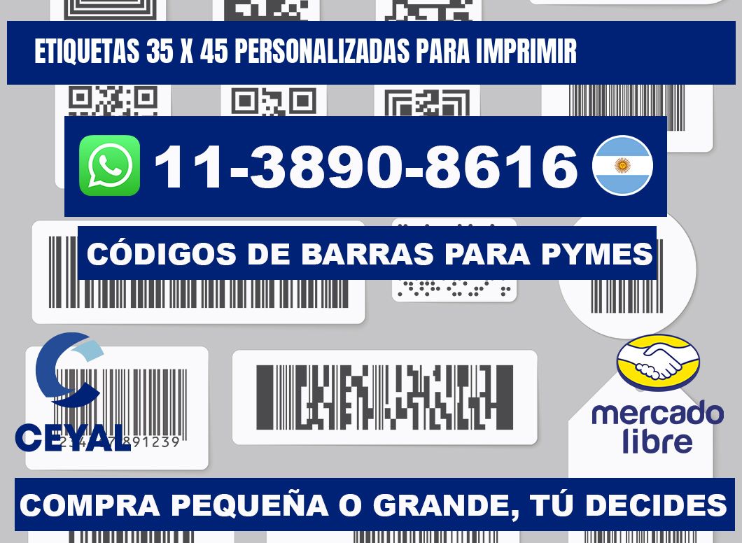 etiquetas 35 x 45 personalizadas para imprimir