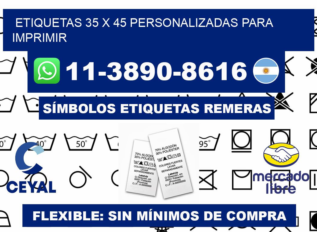 etiquetas 35 x 45 personalizadas para imprimir