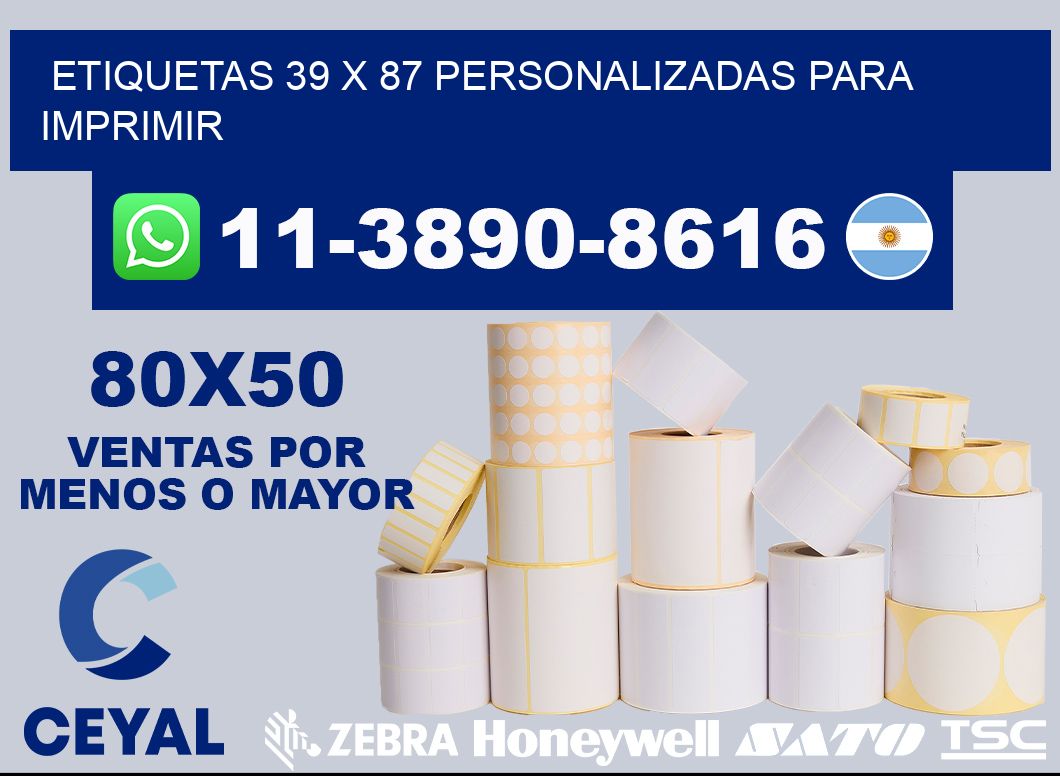 etiquetas 39 x 87 personalizadas para imprimir