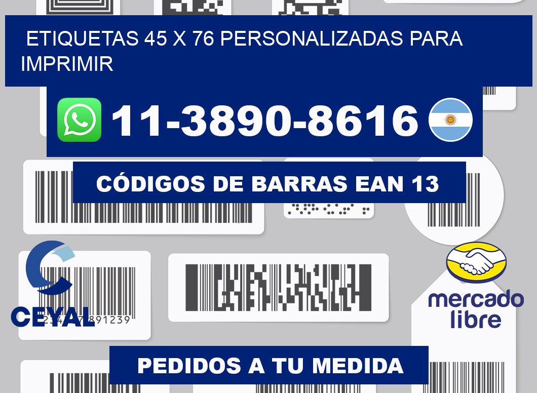 etiquetas 45 x 76 personalizadas para imprimir