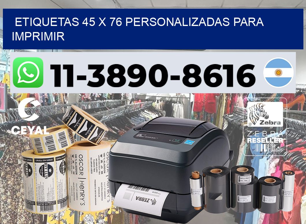 etiquetas 45 x 76 personalizadas para imprimir