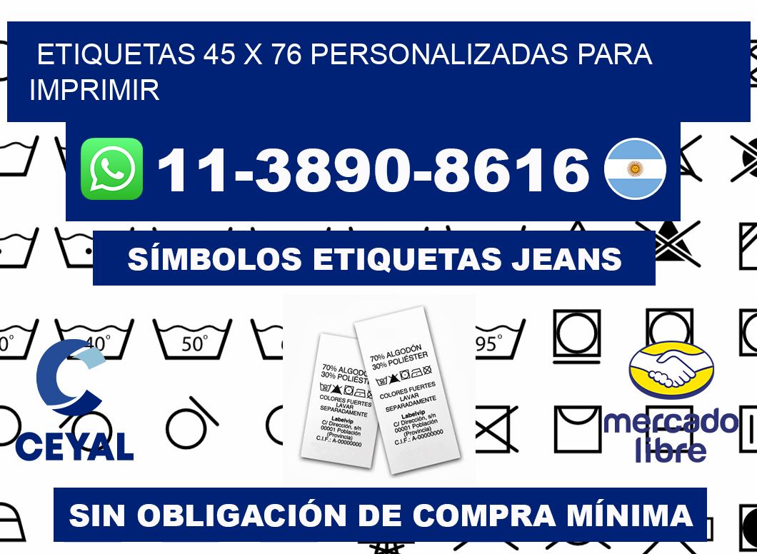 etiquetas 45 x 76 personalizadas para imprimir