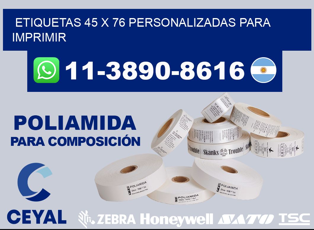 etiquetas 45 x 76 personalizadas para imprimir