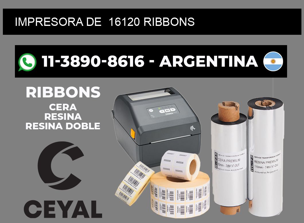 impresora de 16120 ribbons