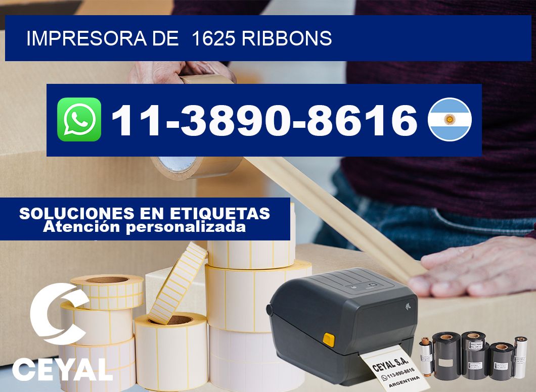 impresora de  1625 ribbons