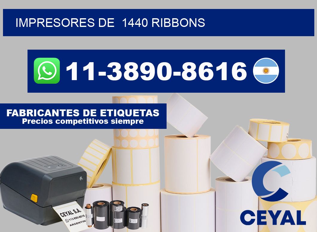 impresores de  1440 ribbons