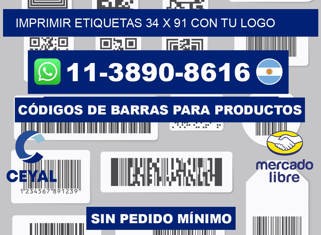 imprimir etiquetas 34 x 91 con tu logo