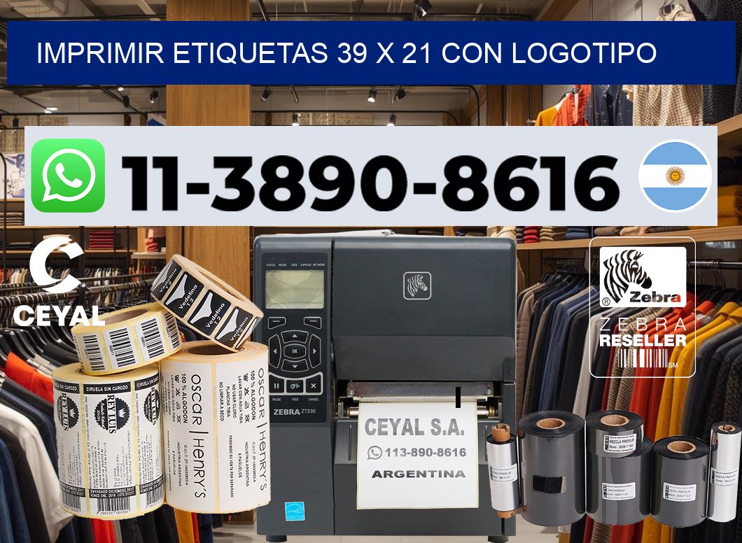 imprimir etiquetas 39 x 21 con logotipo