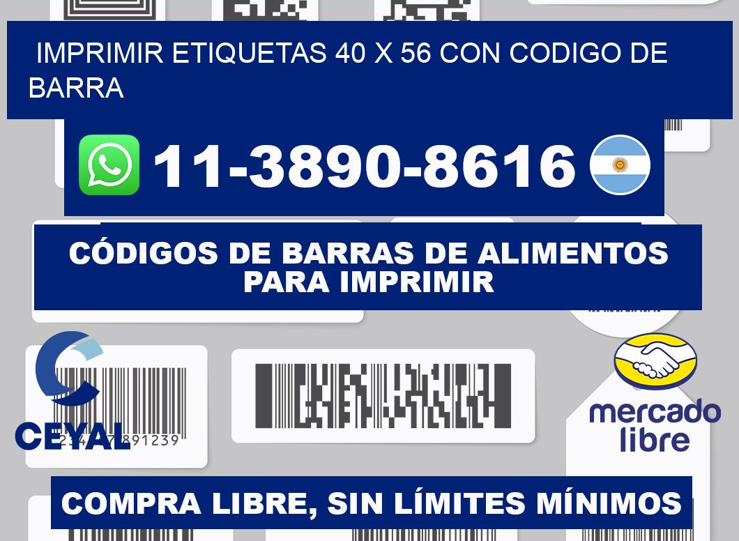 imprimir etiquetas 40 x 56 con codigo de barra