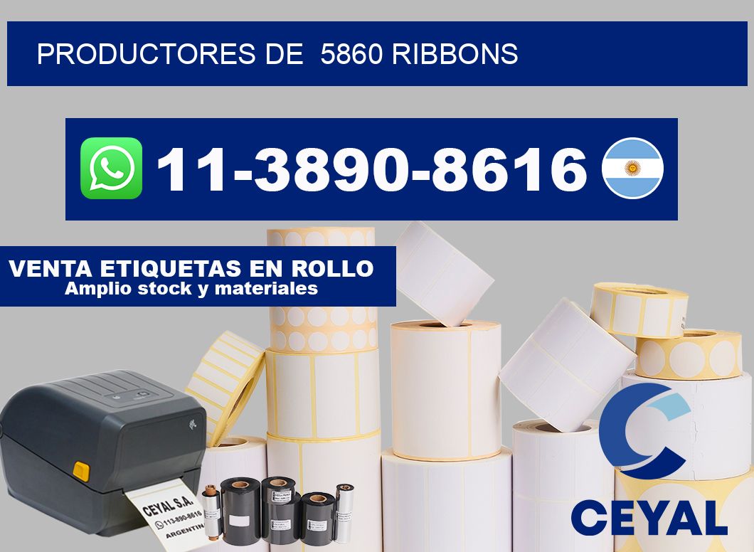 productores de  5860 ribbons