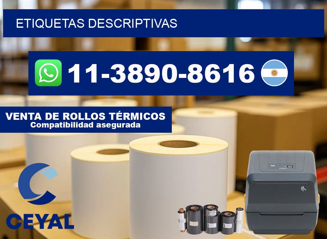 ETIQUETAS descriptivas