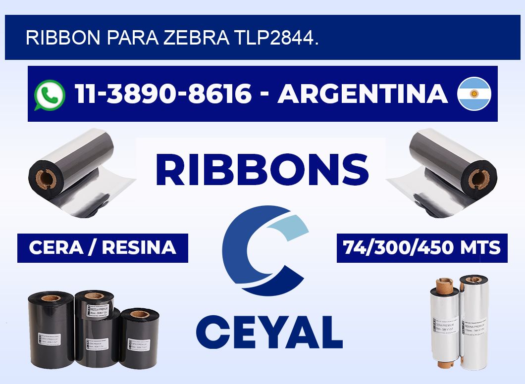 RIBBON PARA ZEBRA TLP2844.