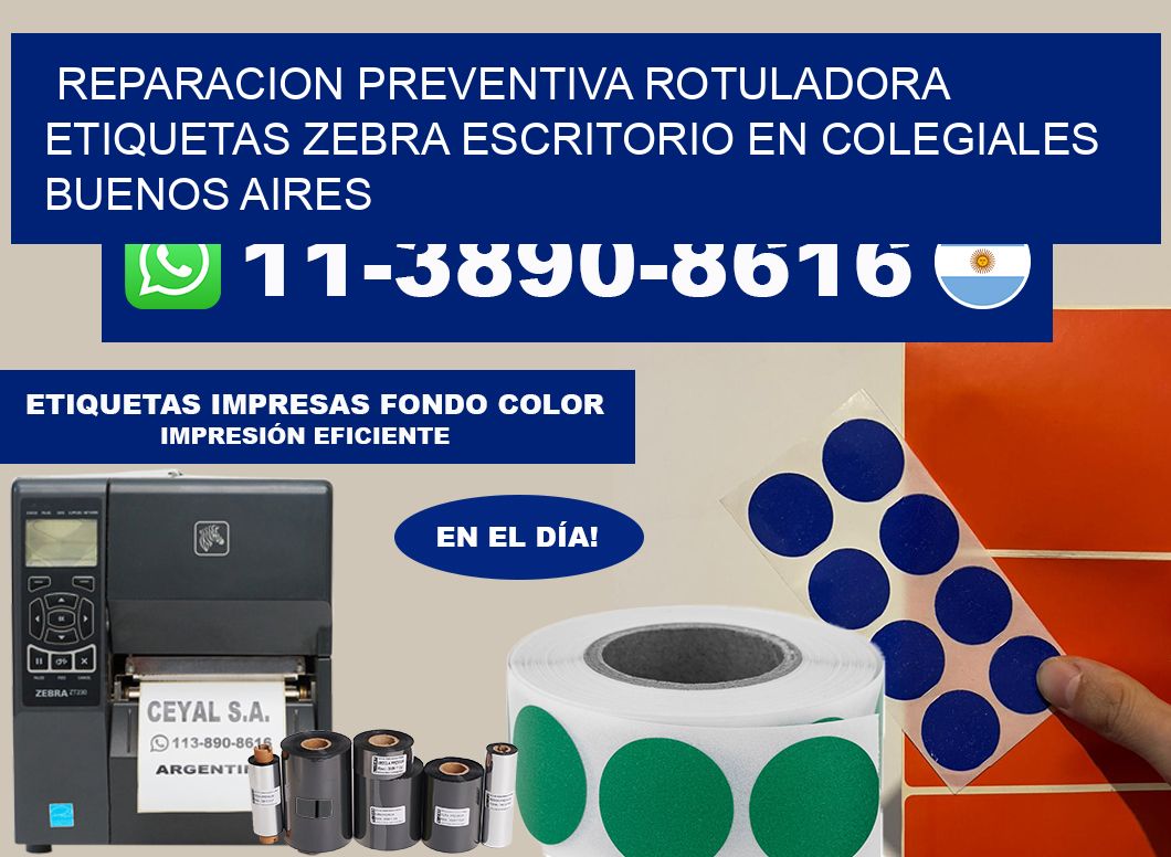 reparacion preventiva rotuladora etiquetas zebra escritorio en Colegiales  Buenos Aires