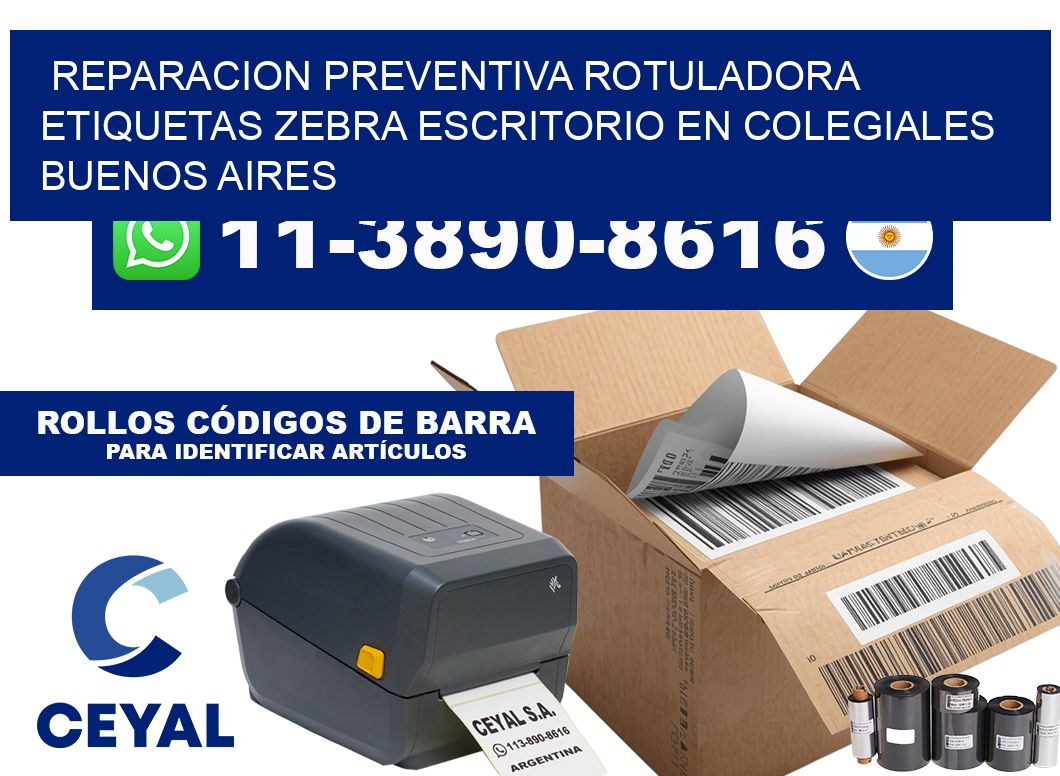 reparacion preventiva rotuladora etiquetas zebra escritorio en Colegiales  Buenos Aires